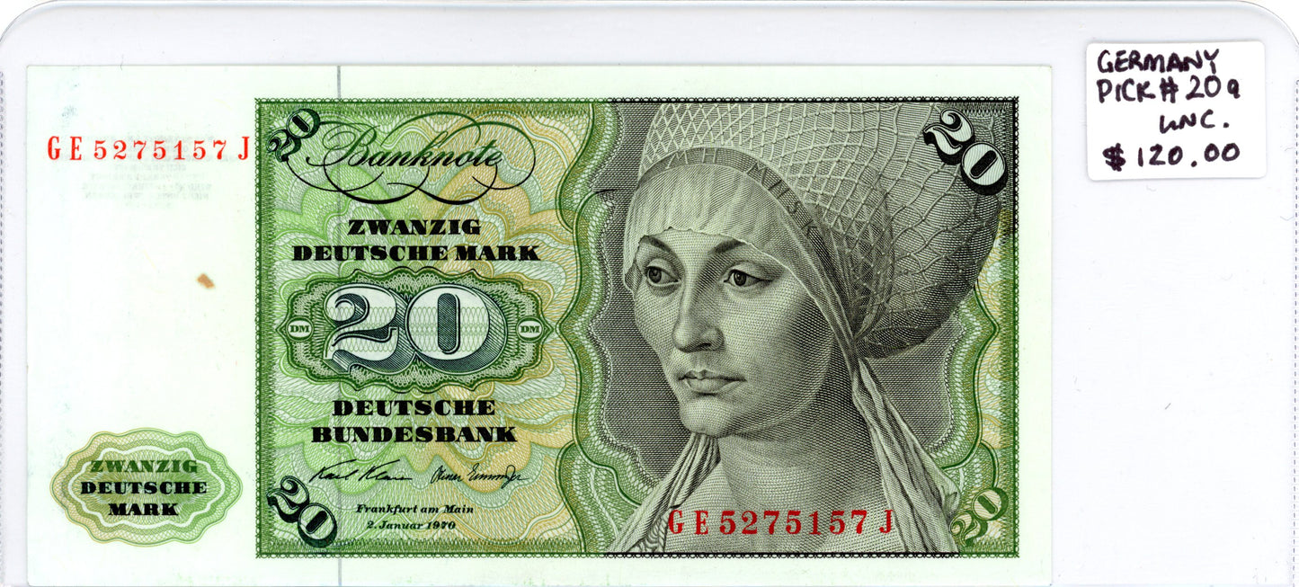 Germany {Pick #20a} UNC.