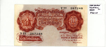 Great Britain {Pick #362a} F+ 1928/29