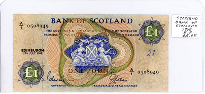 Bank of Scotland 1968 E.F.