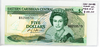 East Carribbean States {Pick #22d} UNC