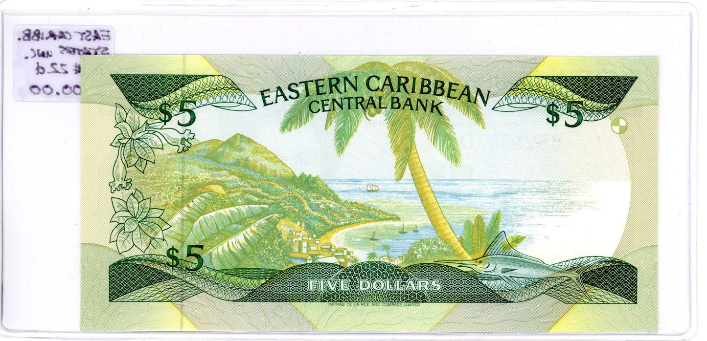 East Carribbean States {Pick #22d} UNC