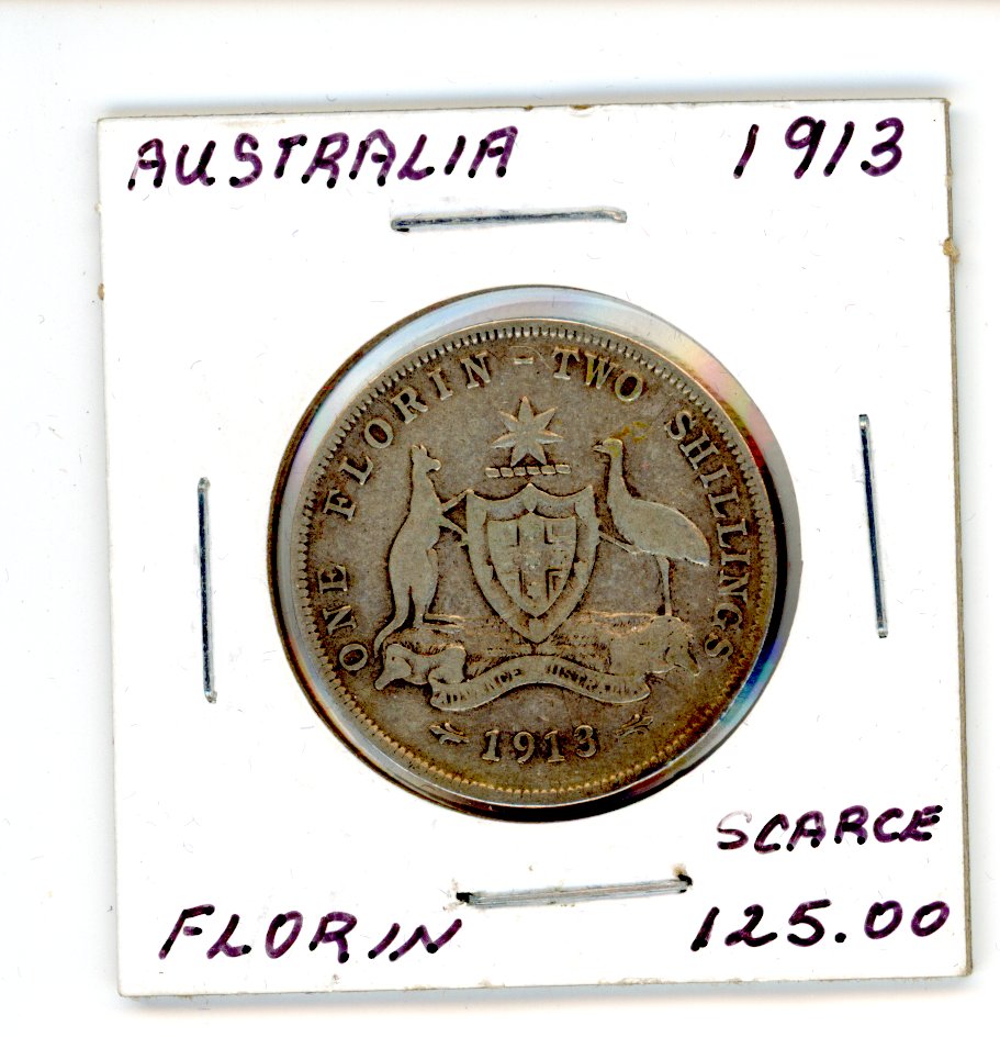 Argentina 1913 - Florin {Scarce date}