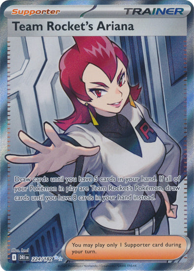 Team Rocket's Ariana - 224/182 - Full Art Ultra Rare