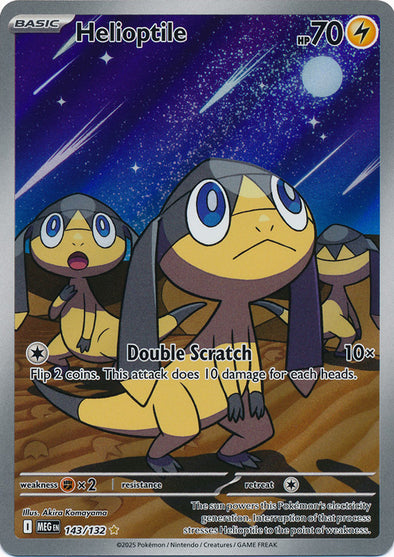 Helioptile - 143/132 - Illustration Rare