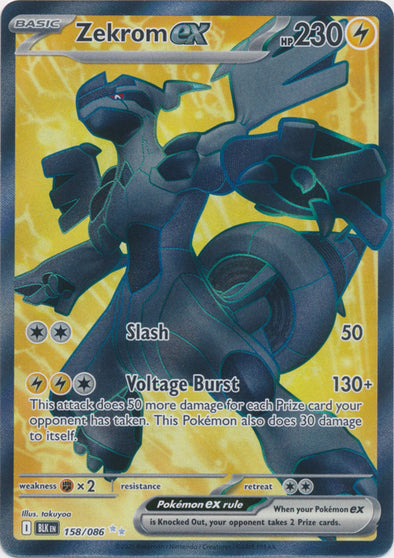 Zekrom ex - 158/086 - Full Art Ultra Rare