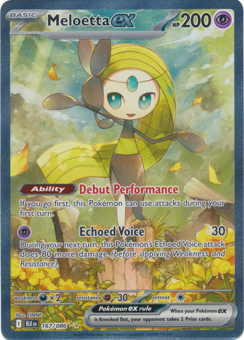 Meloetta ex - 167/086 - Special Illustration Rare