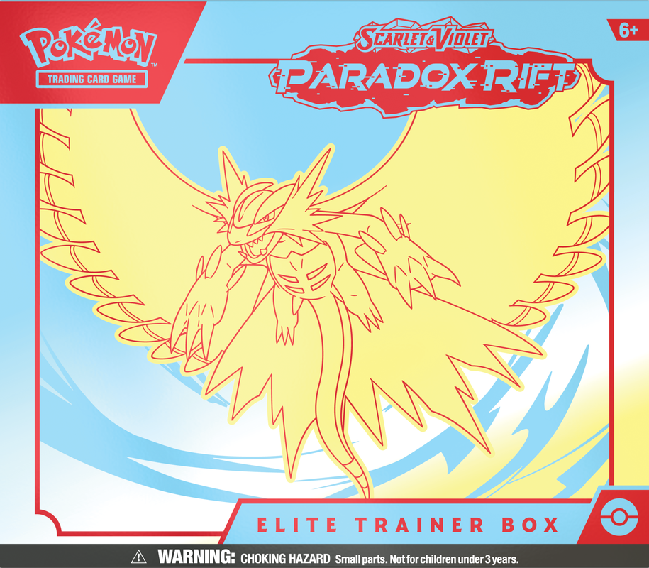 Scarlet & Violet: Set 4 Paradox Rift - Elite Trainer Box Roaring Moon