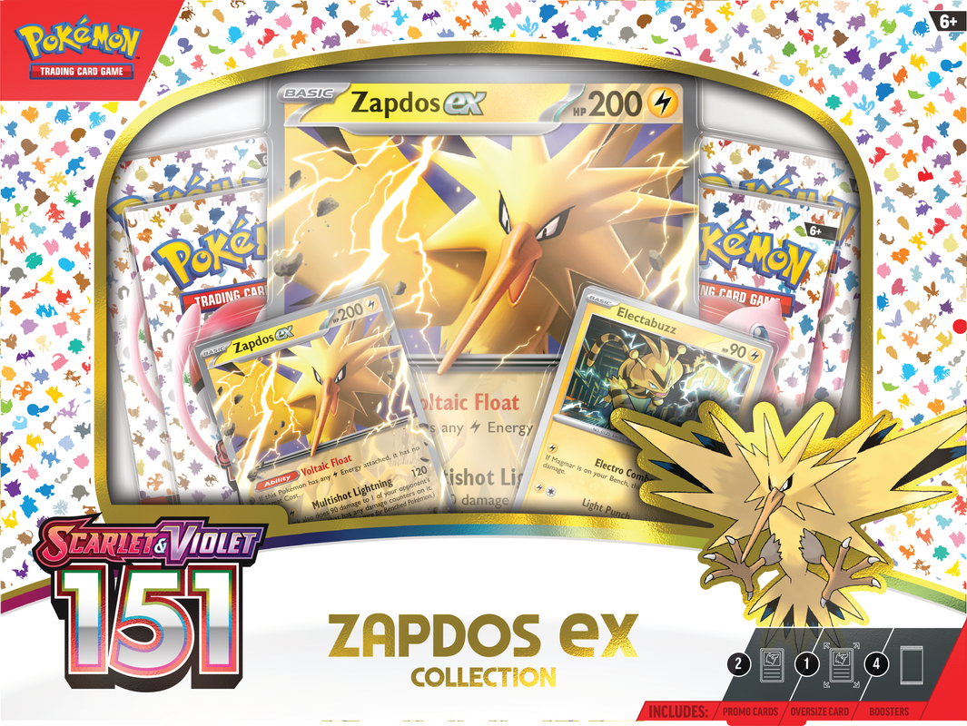 Scarlet & Violet: 151 - Zapdos ex Box