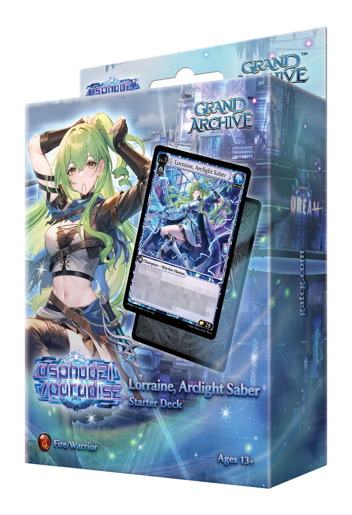 GRAND ARCHIVE TCG LORRAINE, ARCLIGHT SABER STARTER DECK - Asphodel