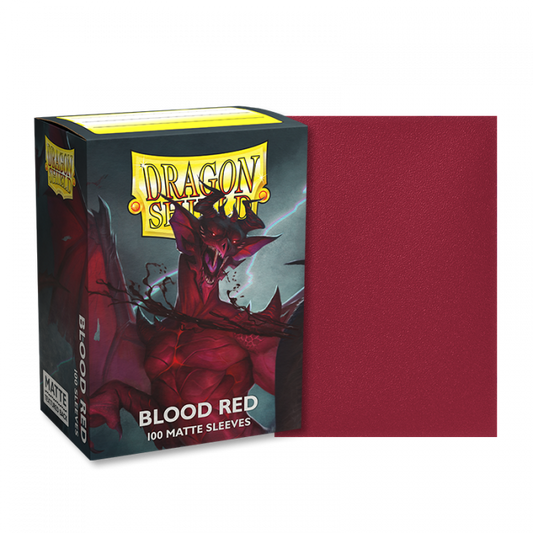 DRAGON SHIELD SLEEVES MATTE BLOOD RED