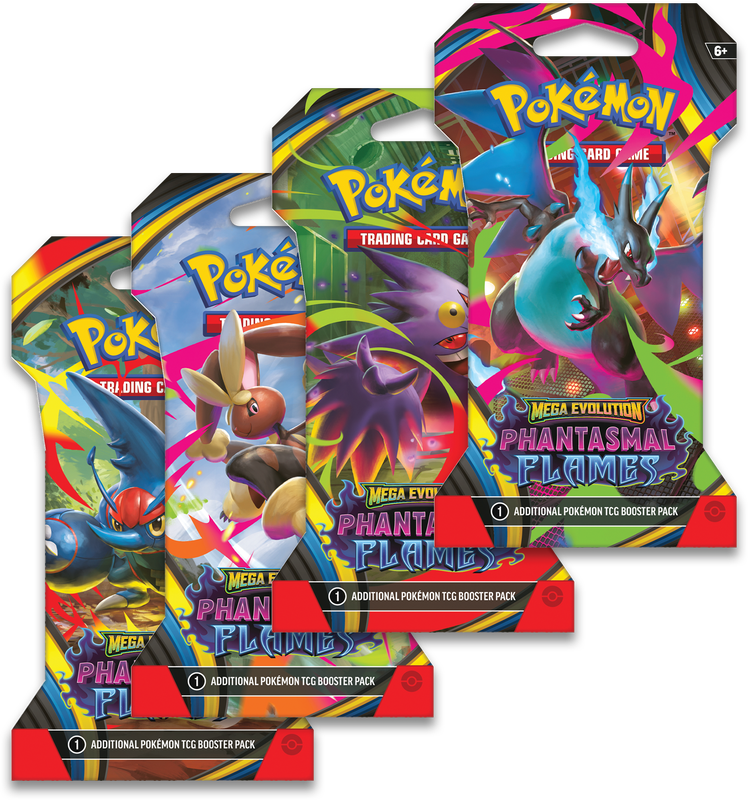 Pokemon - PHANTASMAL FLAMES - Sleeved Booster Pack (Single Pack)