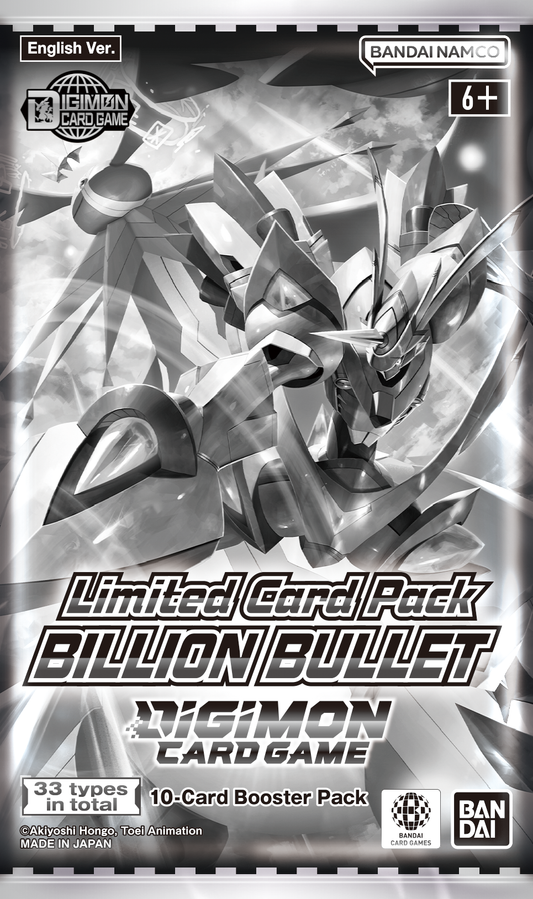 DIGIMON CG LM-06 LIMITED CARD PACK BILLION BULLET