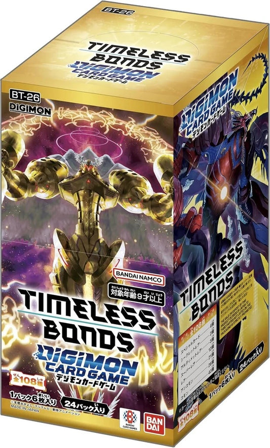 Digimon Card Game BT-26 TIMELESS BONDS BOOSTER