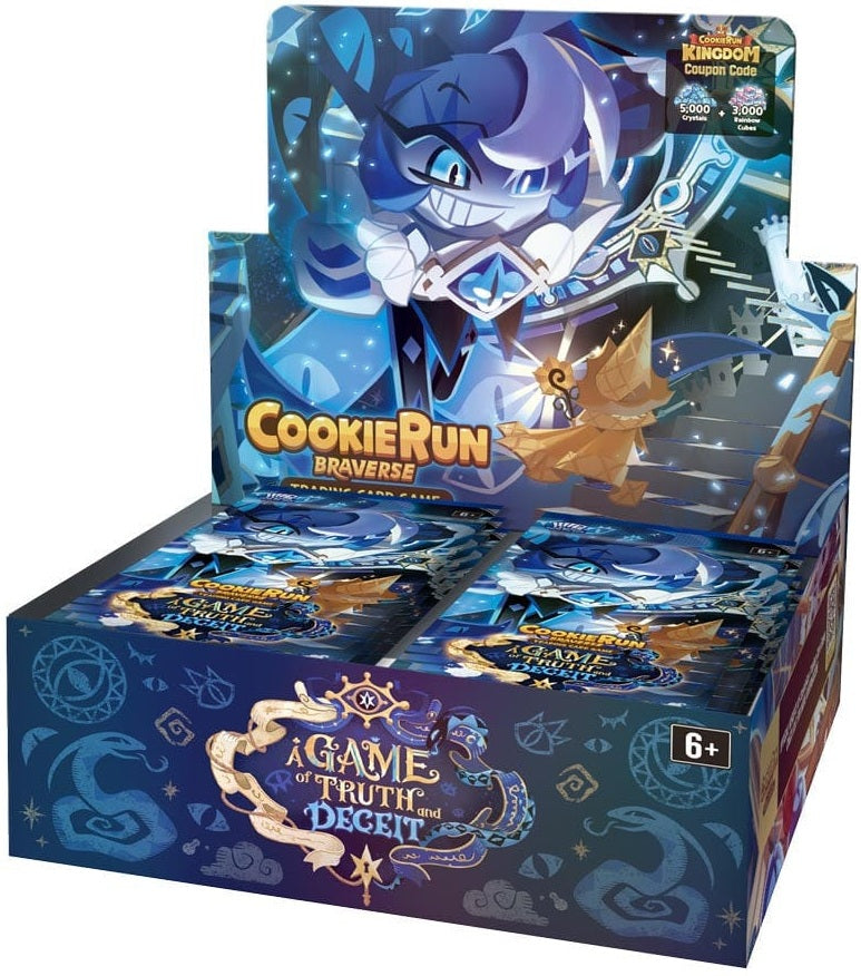 CookieRun Braverse TCG set 4 - A GAME OF TRUTH AND DECEIT BOOSTER