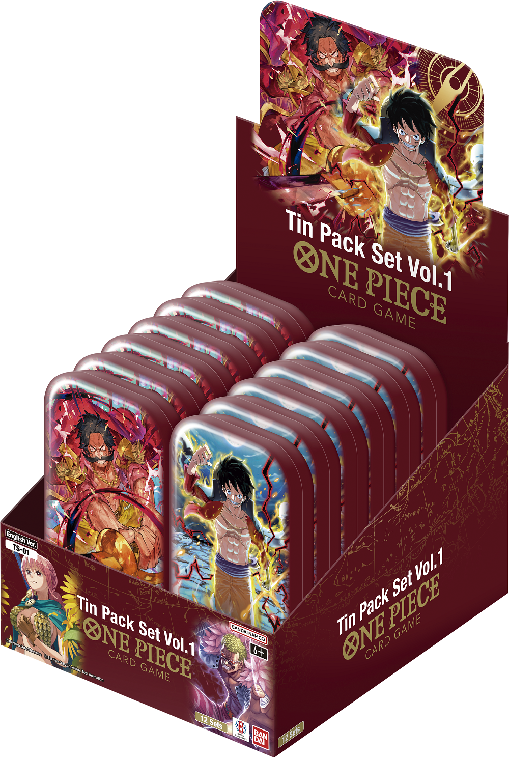 ONE PIECE CG TS01 TIN PACK SET VOL 01 (OP-10)