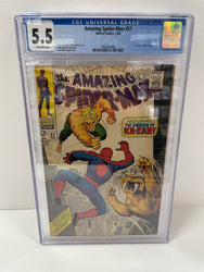 Amazing Spider-Man #57 - Marvel Comics, 2/1968 - CGC GRADED 5.5 - OW PAGES