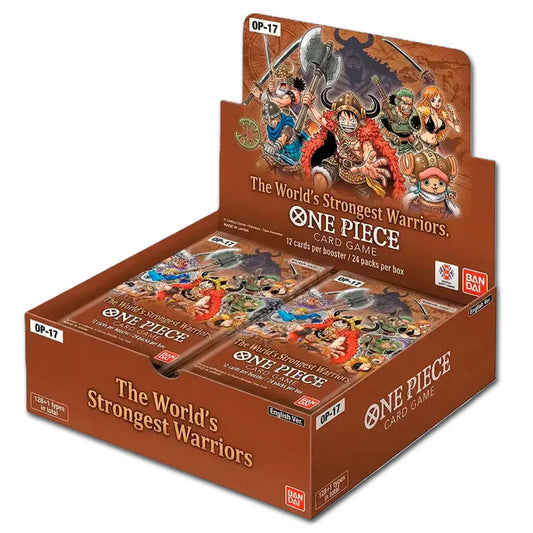One Piece Card Game - OP-17 The World's Strongest Warriors Booster Box OP17 (available Aug 28)