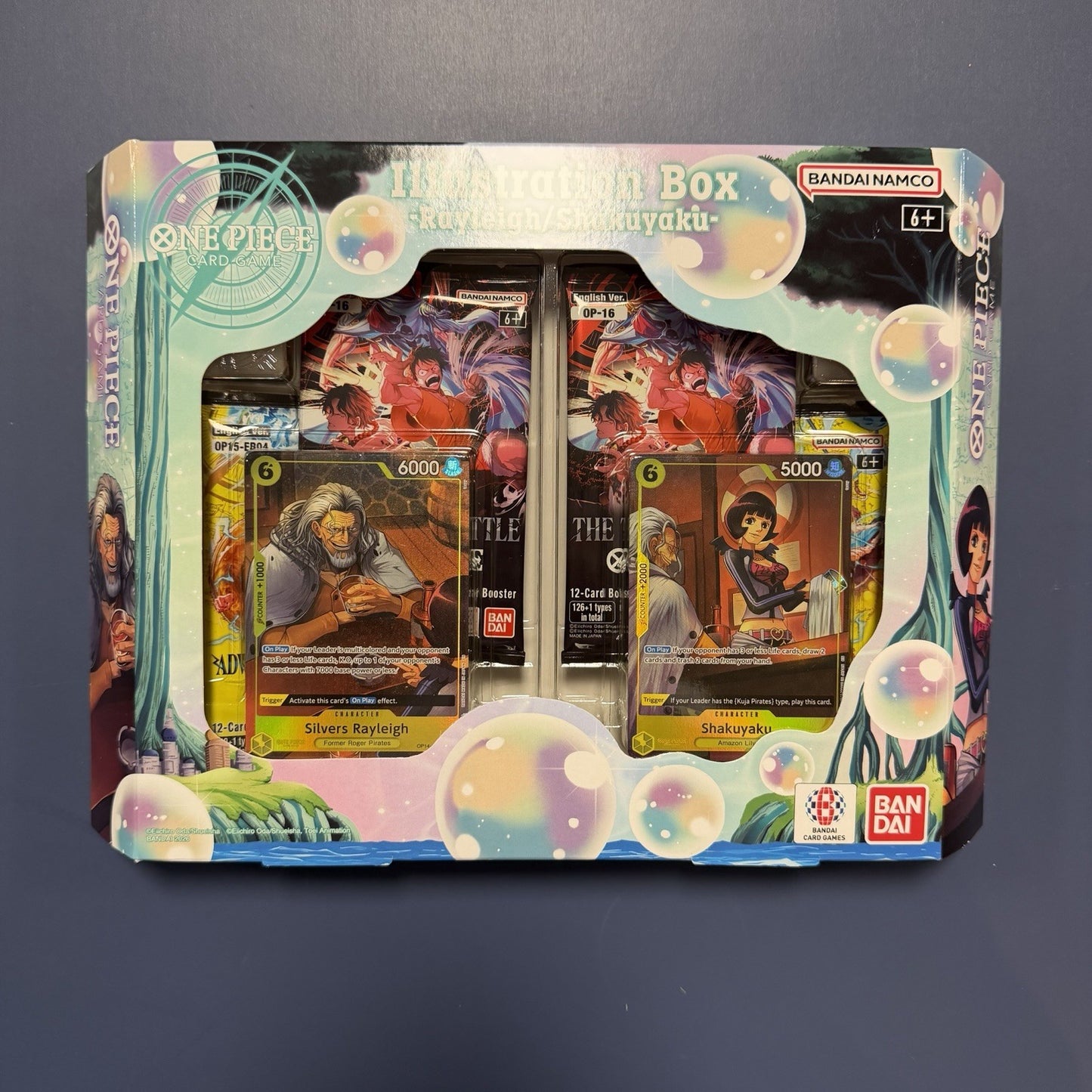 One Piece Card Game Illustration Box Vol. 8 Rayleigh/Shakuyaku