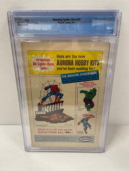 Amazing Spider-Man #45 - Marvel Comics, 2/1967 - CGC GRADED 7.5 - OW-W PAGES