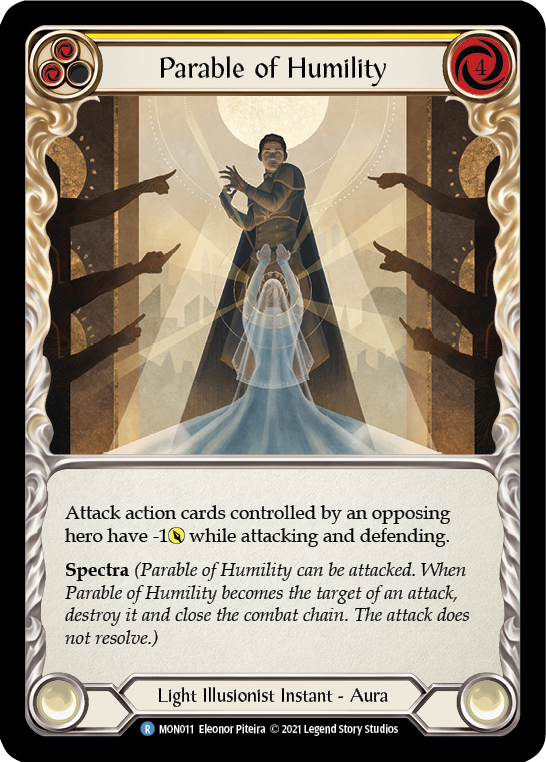 Parable of Humility [MON011-RF] (Monarch)  1st Edition Rainbow Foil