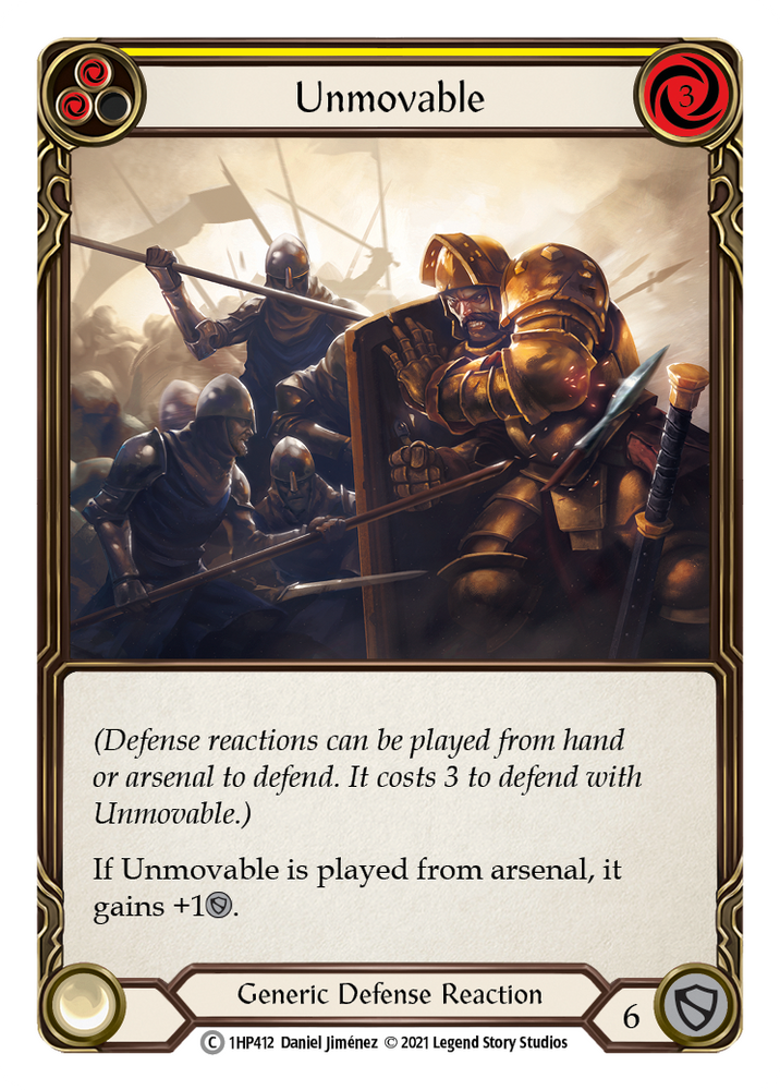 Unmovable (Yellow) [1HP412] (History Pack 1)