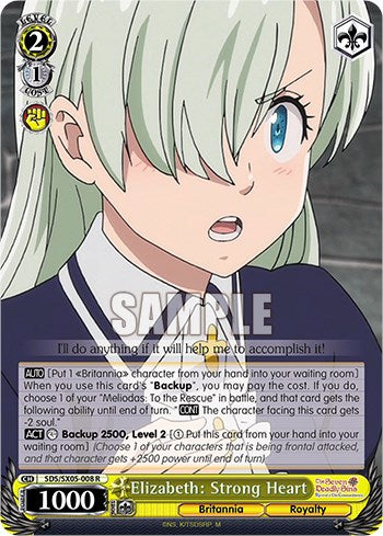 Elizabeth: Strong Heart (Foil) [The Seven Deadly Sins: Revival of The Commandments]