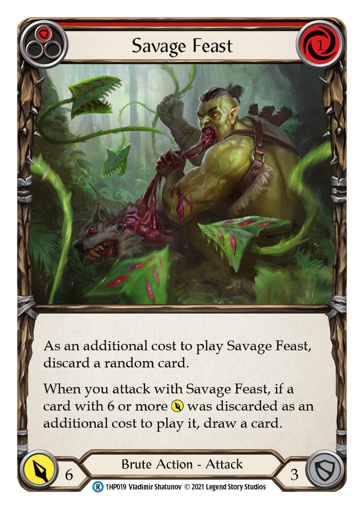 Savage Feast (Red) [1HP019] (History Pack 1)