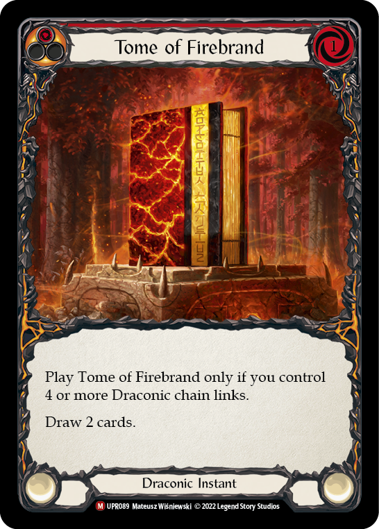 Tome of Firebrand [UPR089] (Uprising)  Rainbow Foil