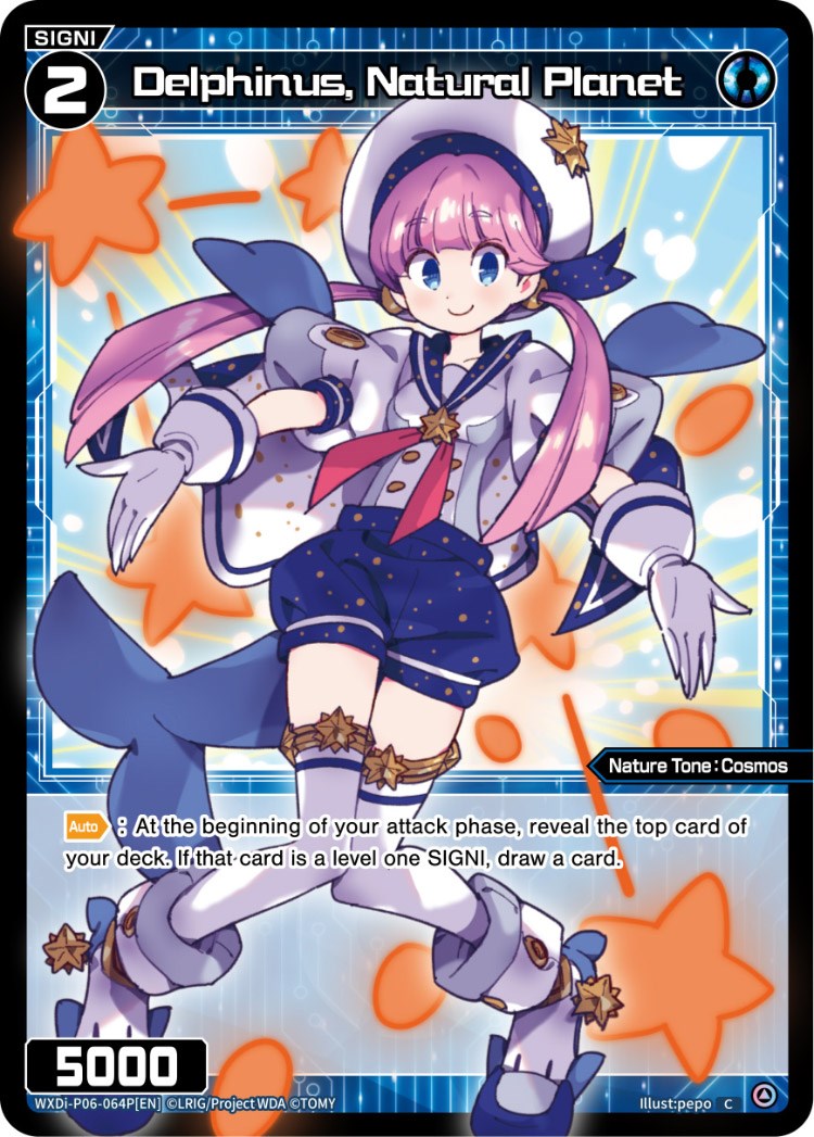 Delphinus, Natural Planet (Parallel Foil) (WXDi-P06-064P[EN]) [Welcome Back Diva: selector]