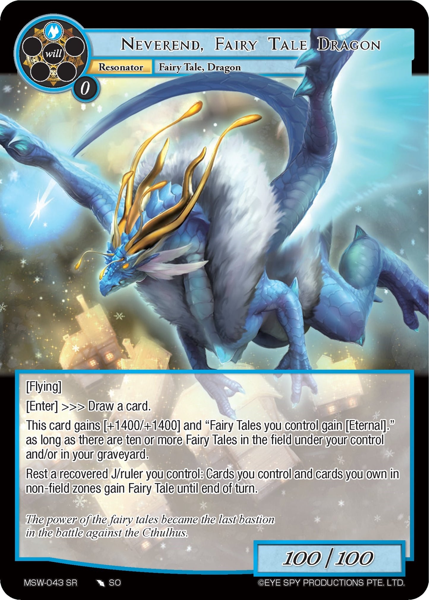 Neverend, Fairy Tale Dragon (MSW-043) [The Magic Stone War - Zero]
