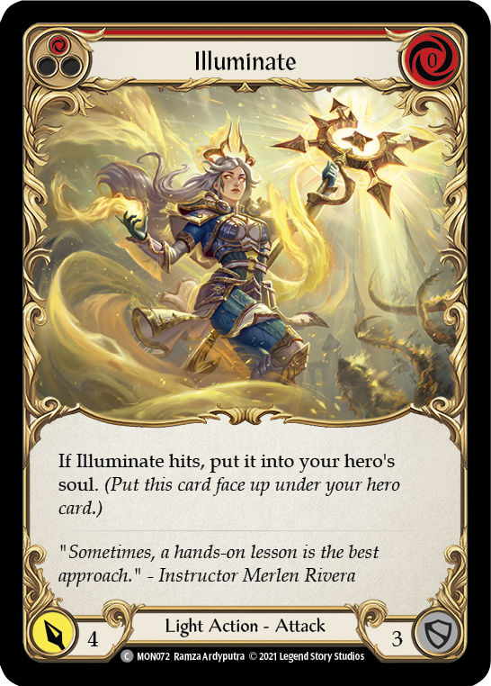 Illuminate (Red) [MON072] (Monarch)  1st Edition Normal