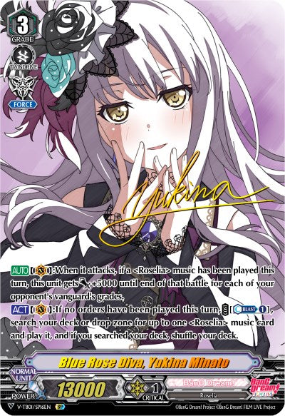 Blue Rose Diva, Yukina Minato (V-TB01/SP16EN) [BanG Dream! FILM LIVE]