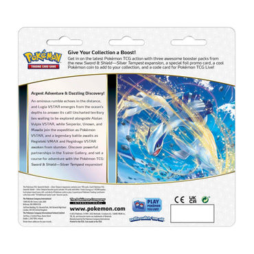 Sword & Shield: Silver Tempest - 3-Pack Blisters (Togetic)