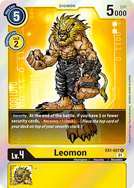 Leomon [EX1-027] [Classic Collection]
