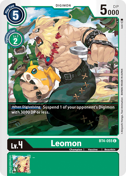 Leomon [BT4-055] [Great Legend]