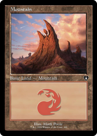 Mountain (448) (Retro) [Commander Masters]