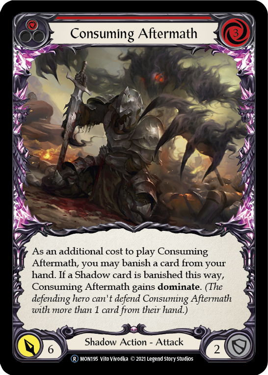 Consuming Aftermath (Red) [U-MON195] (Monarch Unlimited)  Unlimited Normal