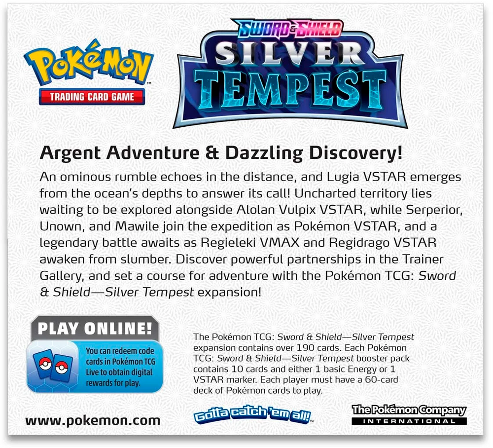 Sword & Shield: Silver Tempest - Booster Box