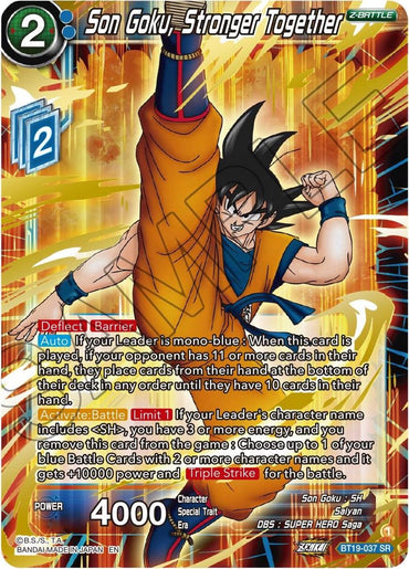 Son Goku, Stronger Together (BT19-037) [Fighter's Ambition]
