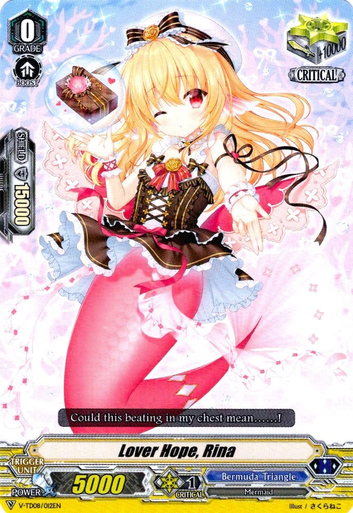 Lover Hope, Rina (V-TD08/012EN) [Schokolade Melody]