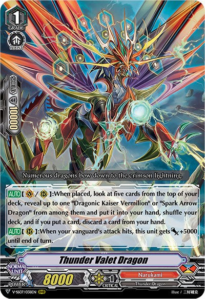 Thunder Valet Dragon (V-SS07/038EN) [Clan Selection Plus Vol.1]