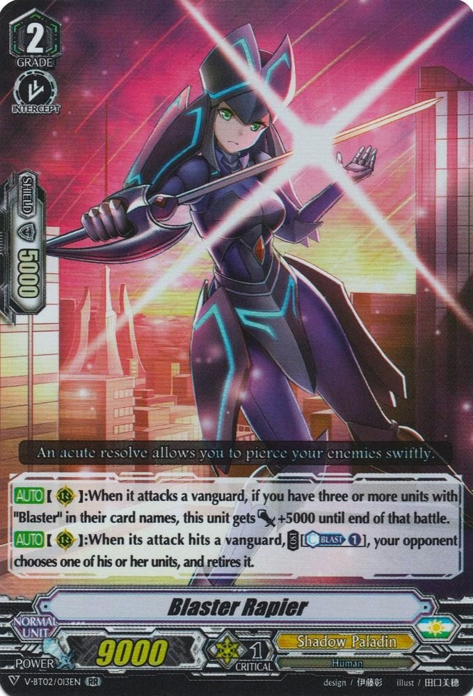 Blaster Rapier (V-BT02/013EN) [Strongest! Team AL4]