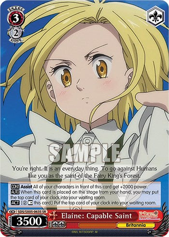 Elaine: Capable Saint (SR) [The Seven Deadly Sins: Revival of The Commandments]