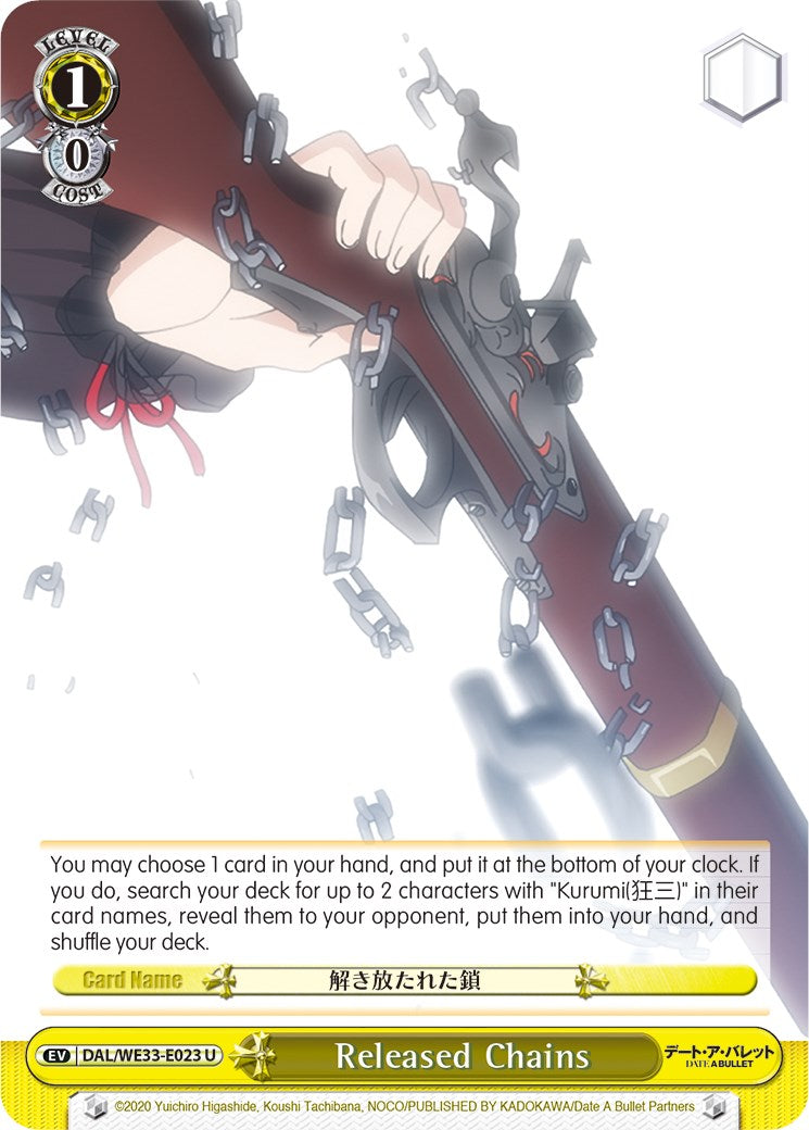 Released Chains (DAL/WE33-E023 U) [Date A Bullet]