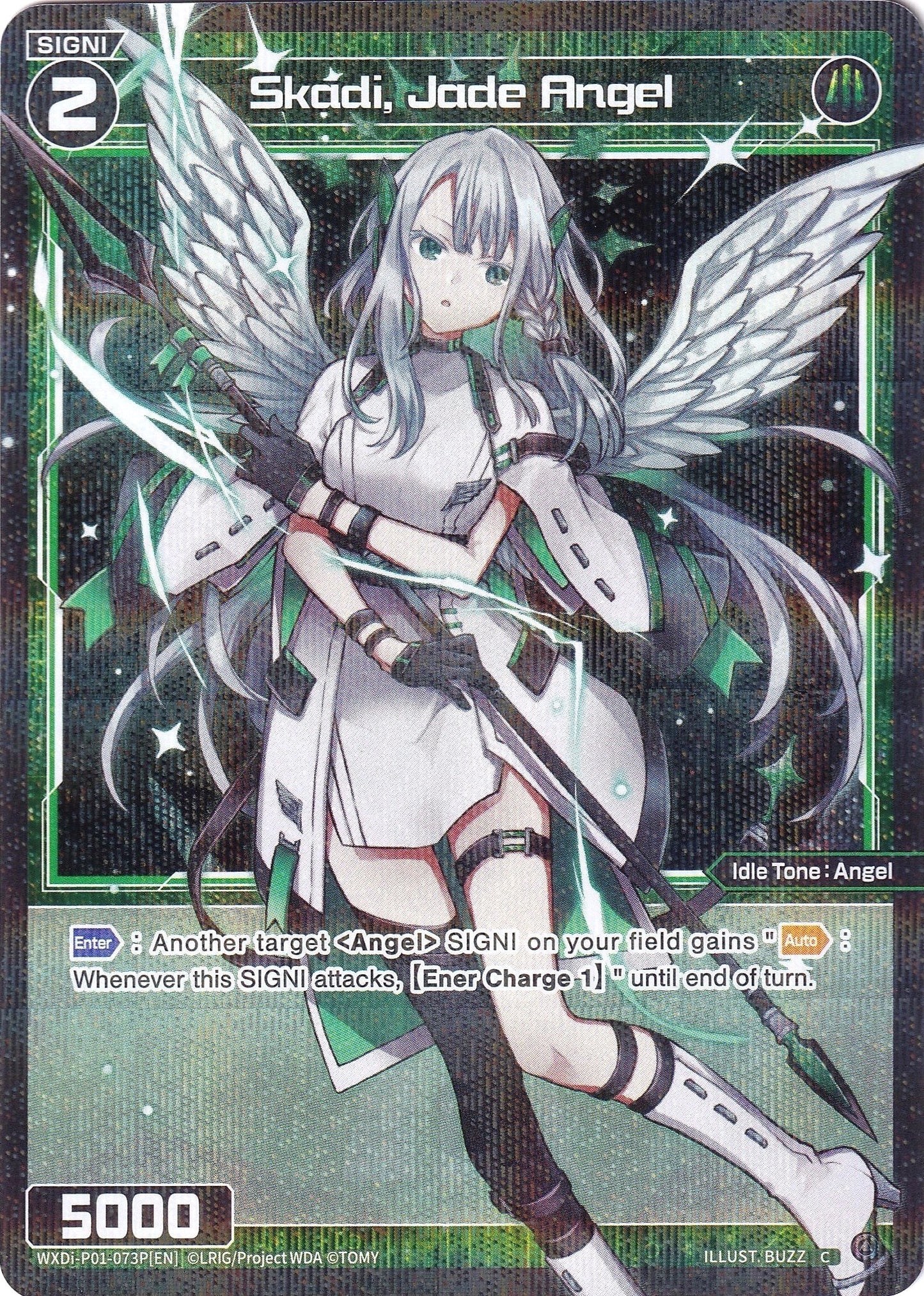 Skadi, Jade Angel (Parallel Foil) (WXDi-P01-073P) [Glowing Diva]
