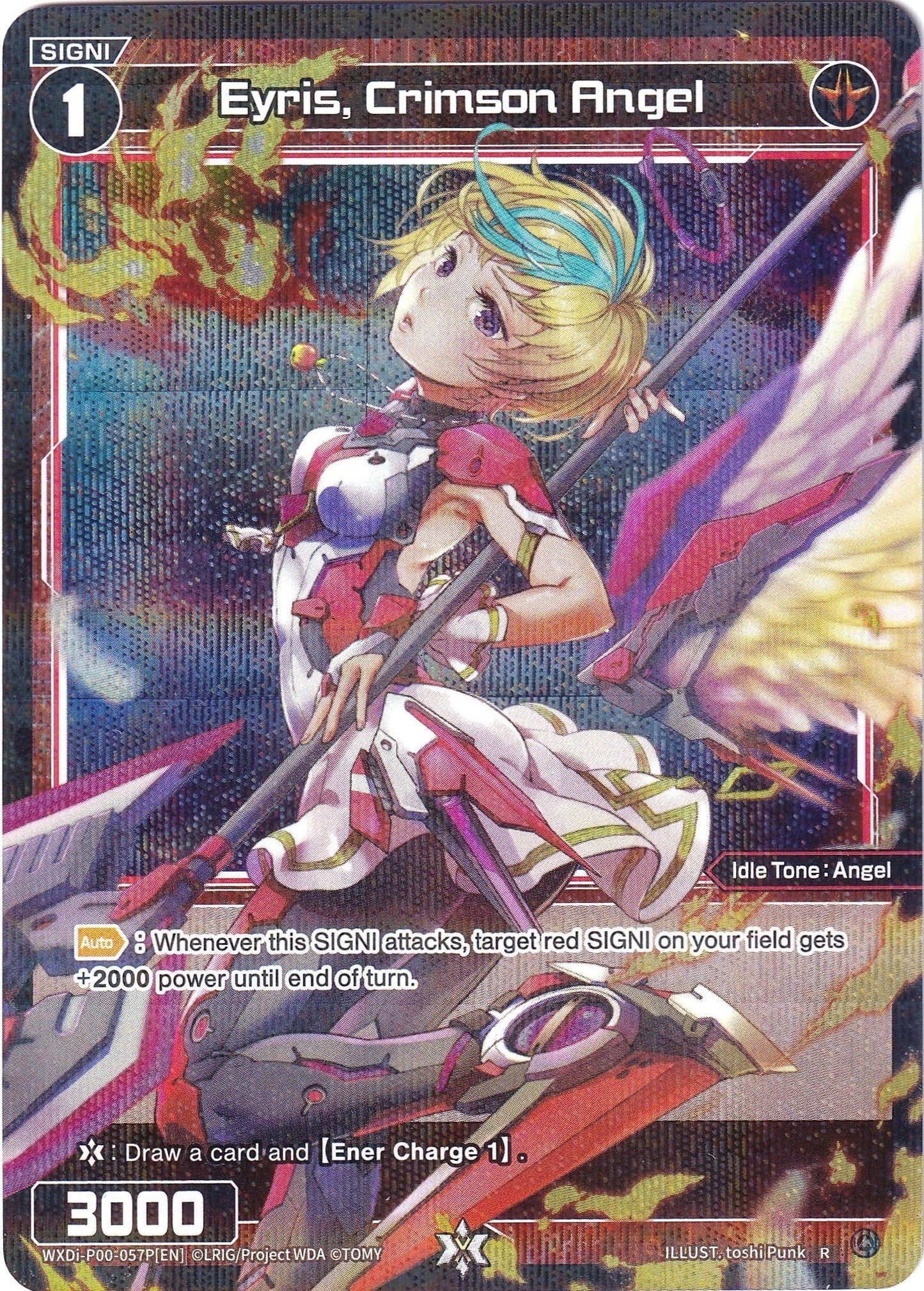 Eyris, Crimson Angel (Parallel Foil) (WXDi-P00-057P) [Interlude Diva]