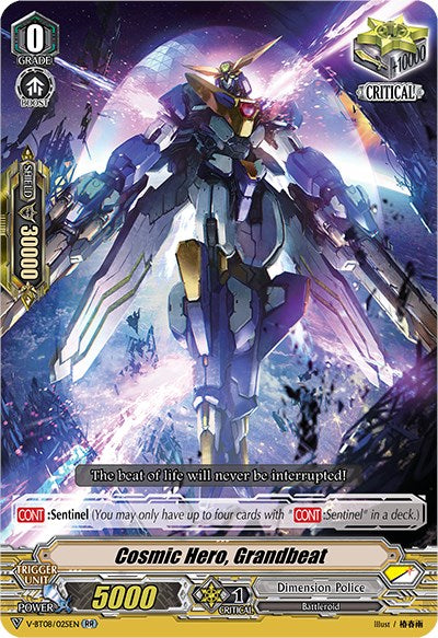 Cosmic Hero, Grandbeat (V-BT08/025EN RR) [Silverdust Blaze]