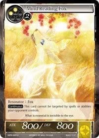 Mind Reading Fox (MPR-009) [The Moon Priestess Returns]
