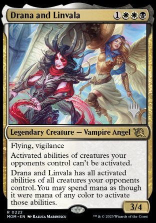 Drana and Linvala (Promo Pack) [March of the Machine Promos]
