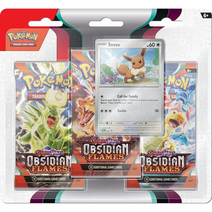 Scarlet & Violet: Obsidian Flames - 3-Pack Blisters